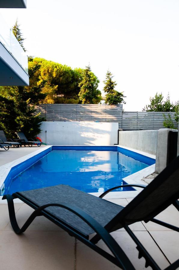 Seaview Pool Villa Near Beach And Athens Airport Pórto Ráfti Esterno foto