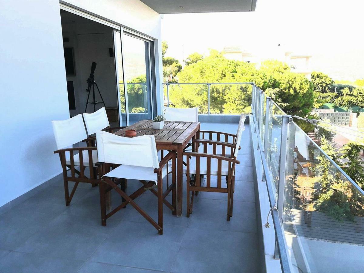 Seaview Pool Villa Near Beach And Athens Airport Pórto Ráfti Esterno foto
